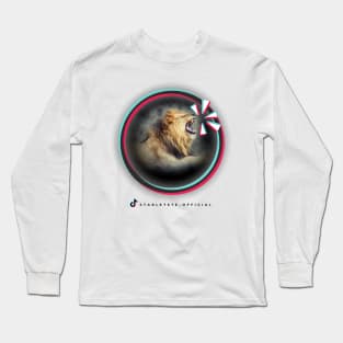 Stars Lion Design Long Sleeve T-Shirt